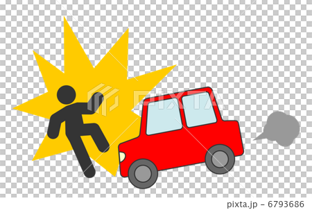 自動車　人　交通事故 6793686