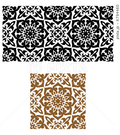 Arabic seamless ornament in retro style Arabic seamless ornament in retro style 6794460