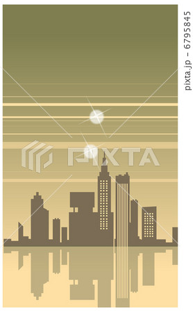 Cityscape reflection 6795845