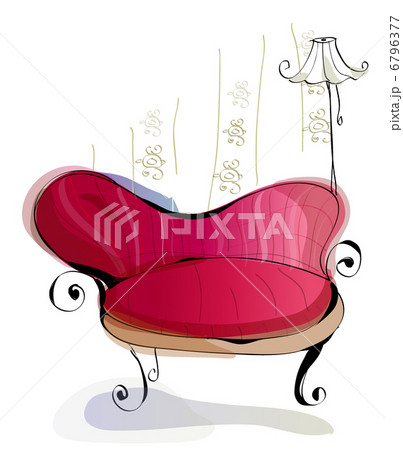 Couch and lamp Couch and lamp 6796377