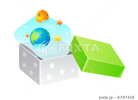 vector icon earth and planet in the box 6797426