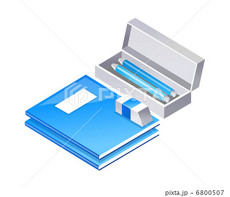 vector icon note and pencil case 6800507