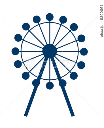 vector icon ferris wheel 6800861