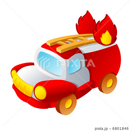Vector icon fire engine 6801846