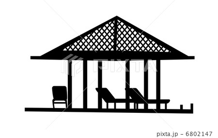 vector icon parasol and chair 6802147