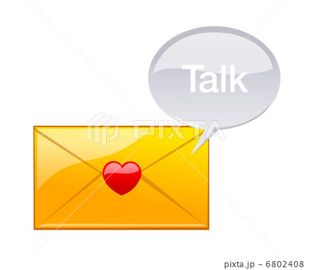vector icon letter and heart shape 6802408