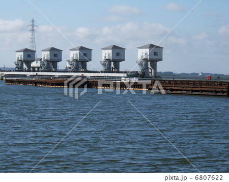 水門工事 6807622