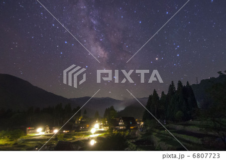 五箇山に上る天の川 6807723