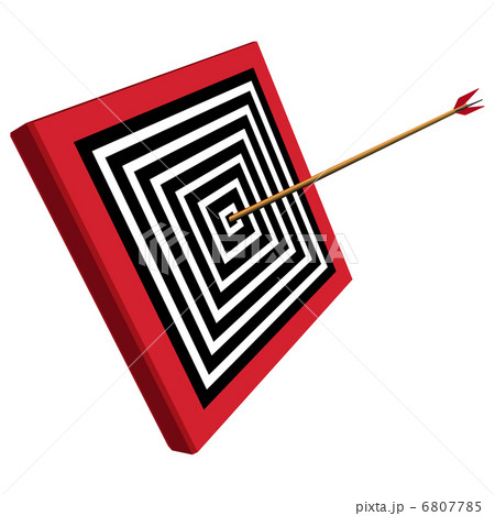 square target and arrow 6807785