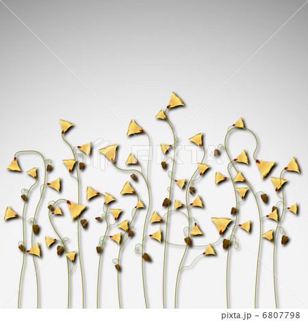 spring shadowed flowers template 6807798