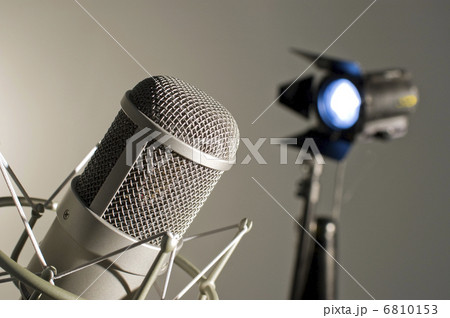 Microphone in studio. Microphone in studio. 6810153