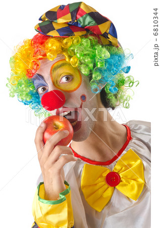 Funny clown on the white 6810344