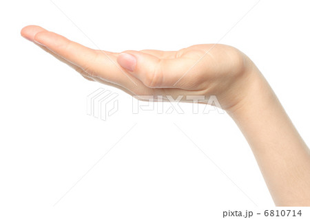 Open woman hand . 6810714