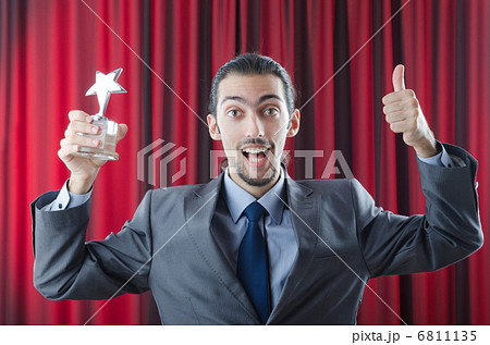 Businessman awarded with star award 6811135