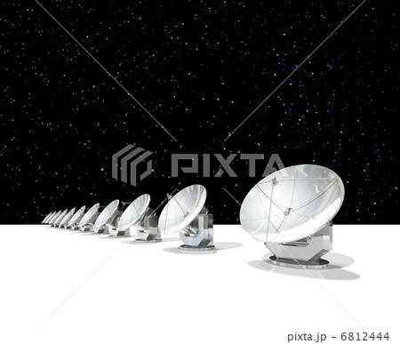 電波望遠鏡／パラボラアンテナ 6812444