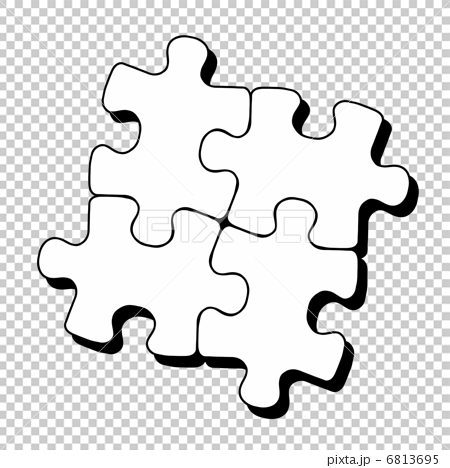Puzzle Pieces Stock Illustration