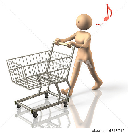 ショッピングを描いた3Dレンダリング画像 6813715