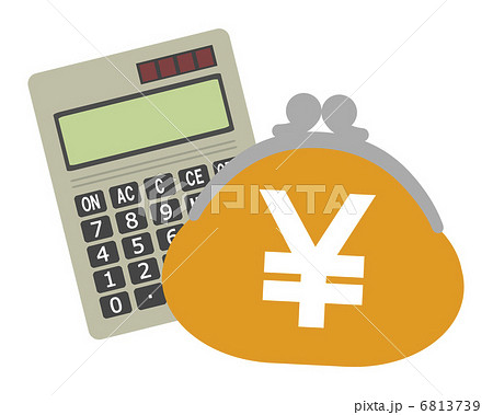 財布と電卓 6813739