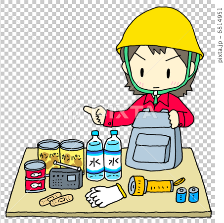 非常持ち出し袋　女性 6814951