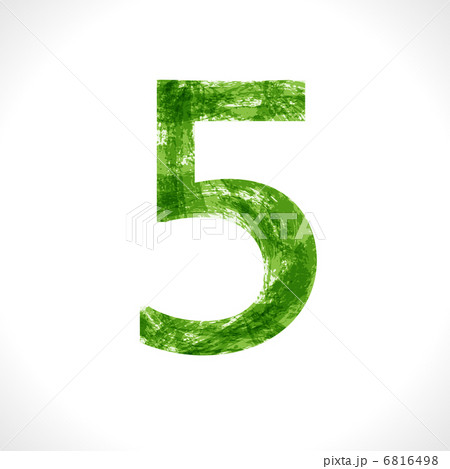 Grunge Vector Number Grunge Vector Number 6816498