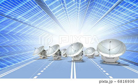 電波望遠鏡／パラボラアンテナ 6816936