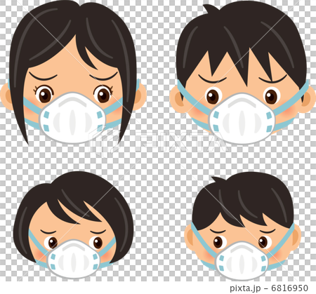 マスク顔 6816950