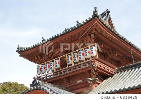 「伊佐爾波(いさにわ)神社」の社殿（愛媛県松山市桜谷町） 6818429