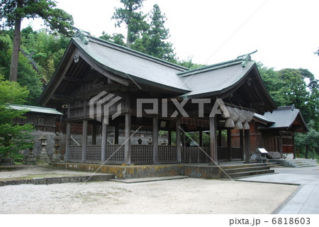 揖夜神社の境内（島根県松江市東出雲町揖屋） 6818603