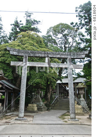 揖夜神社の鳥居（島根県松江市東出雲町揖屋） 6818604