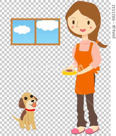 Pet sitter woman Pet sitter woman 6821532