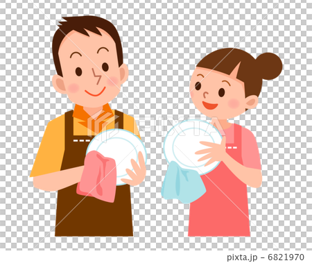 Couple to wipe the dish Couple to wipe the dish 6821970