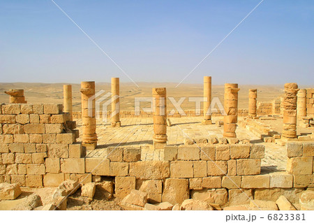 Ancient ruins of town of Avdat in Israel. Ancient ruins of town of Avdat in Israel. 6823381