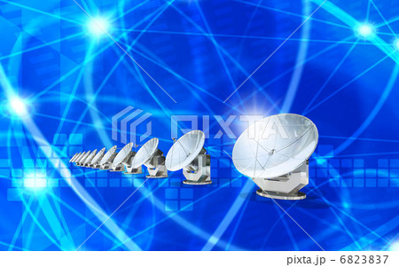 電波望遠鏡／パラボラアンテナ 6823837