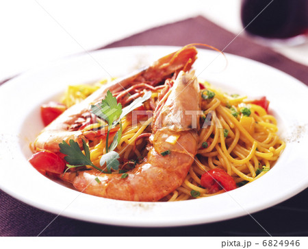 海老のパスタ イタリアン イメージ素材 海老のパスタ イタリアン イメージ素材 6824946