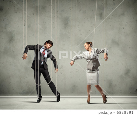 Puppet businesspeople 6828591