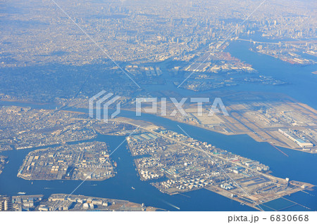 東京上空 東京上空 6830668