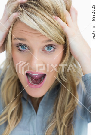 Woman looking frustrated 6832625