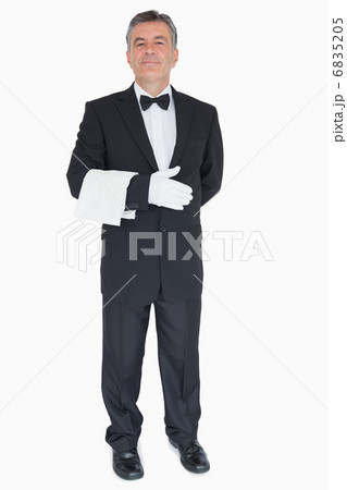 Waiter ready for serving customers Waiter ready for serving customers 6835205