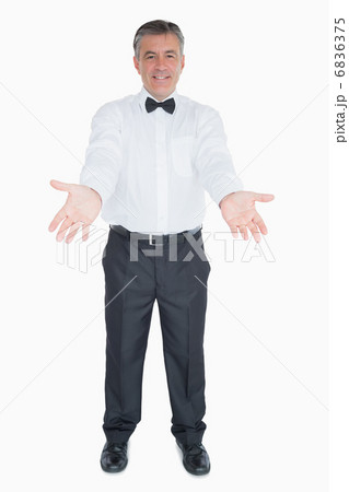 Man in a suit with open arms Man in a suit with open arms 6836375