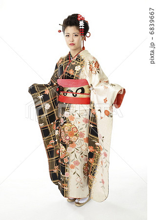 女性・着物 6839667