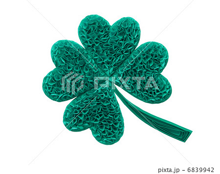 紙細工の四ツ葉のクローバー 6839942