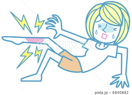 こむら返りに苦しむ女性 6840882