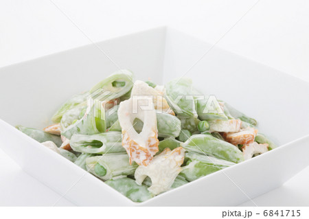 スナップエンドウとちくわのわさびマヨネーズ和え 6841715