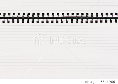 Sheet of a notebook with a spring 6841966
