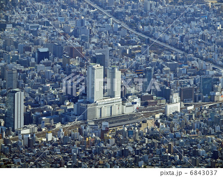 名古屋駅前空撮 6843037