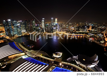 シンガポールの夜景 6844993