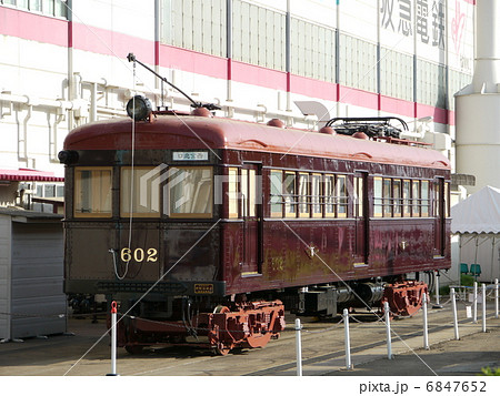 阪急　６００系　C#６０２　原型復元車　正雀　京阪神急行電鉄　ポール側 6847652