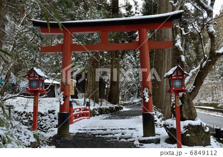 貴船神社、奥宮の鳥居 貴船神社、奥宮の鳥居 6849112