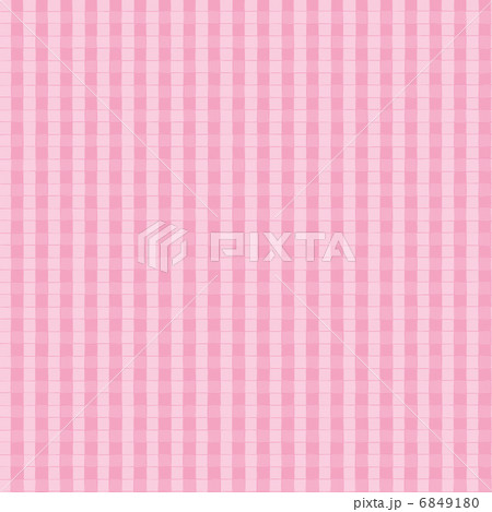 ピンク色のチェック柄の背景イラストのイラスト素材