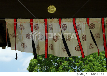 大安寺門の幕 6851844